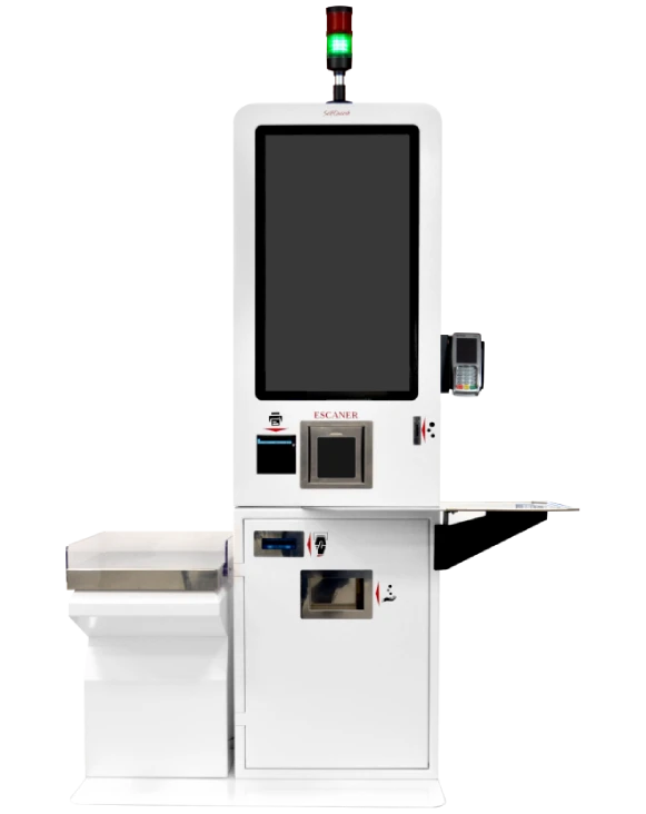 Quiosco Self-Checkout HIOPOS para retail